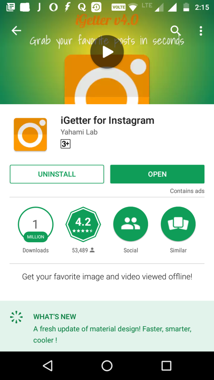 How to download photos and video from Instagram