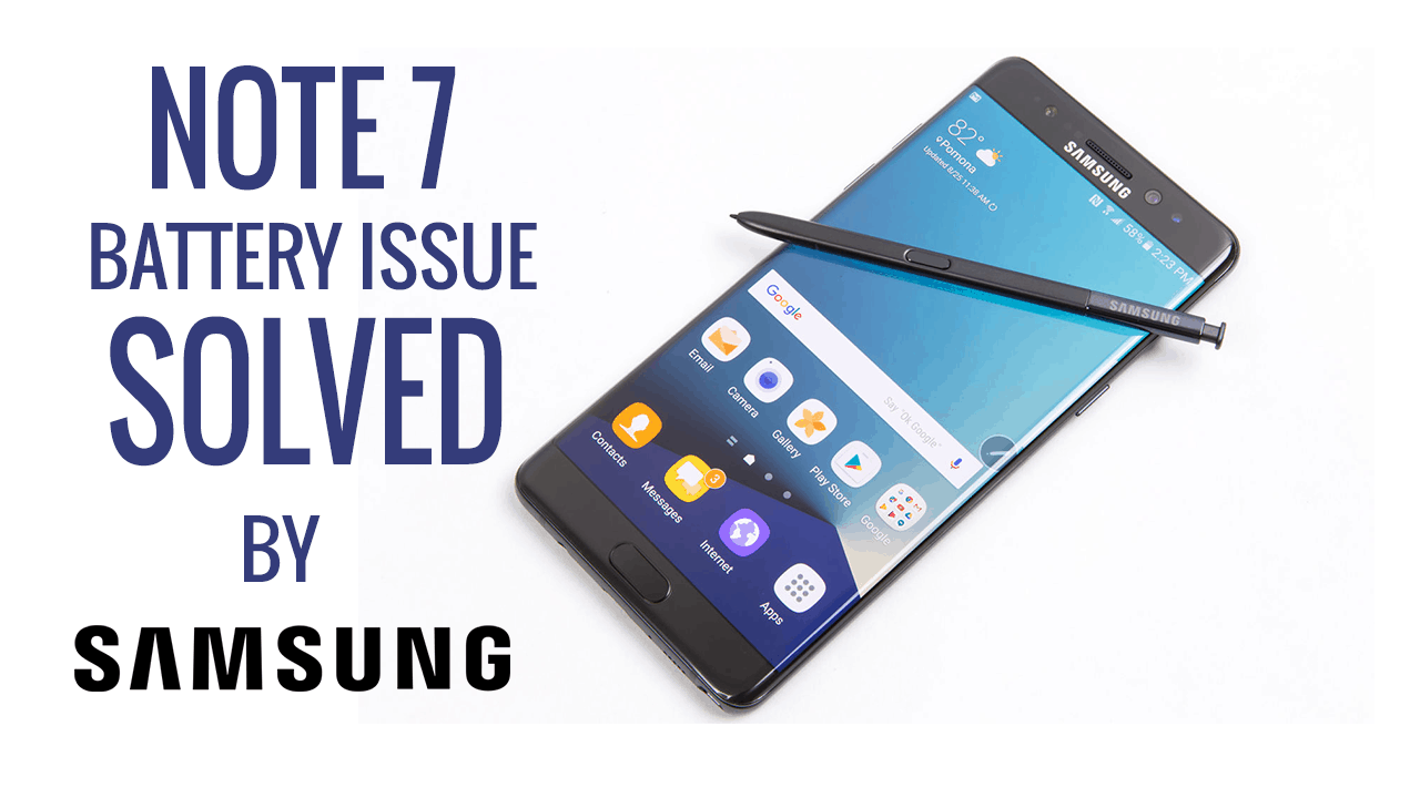 note 7 fire issue solved thetechtoys
