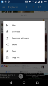 download facebook videos on android 