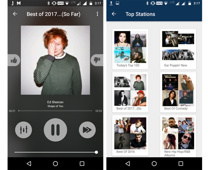 Best Music apps for iphone android