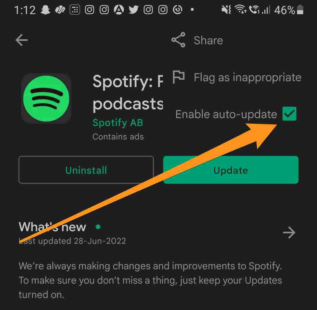 auto-update-Spotify-on-Android