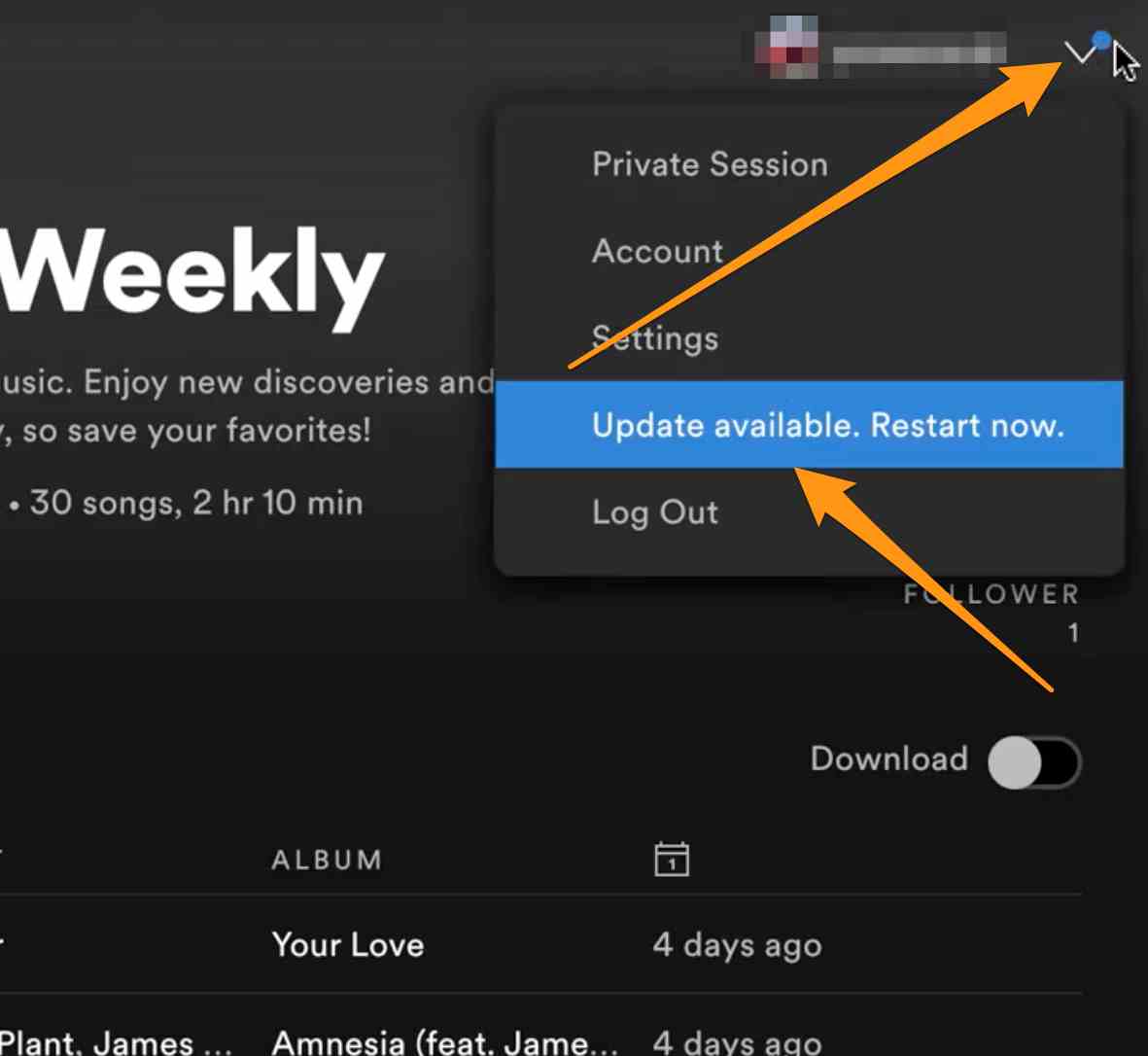 how-to-update-Spotify