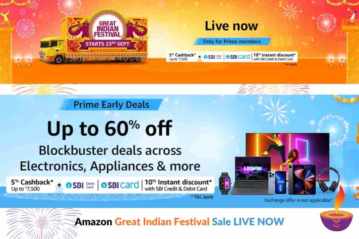 Amazon Great Indian Festival Sale LIVE NOW