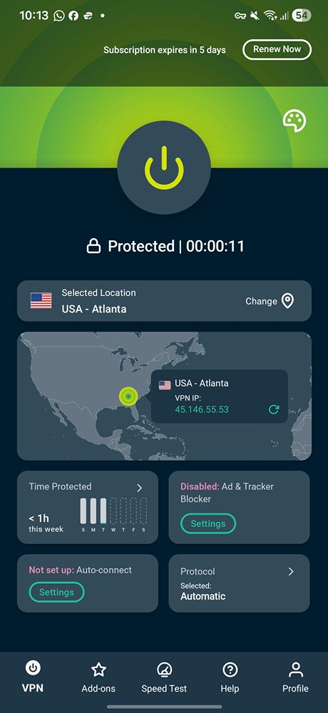 express vpn android interface