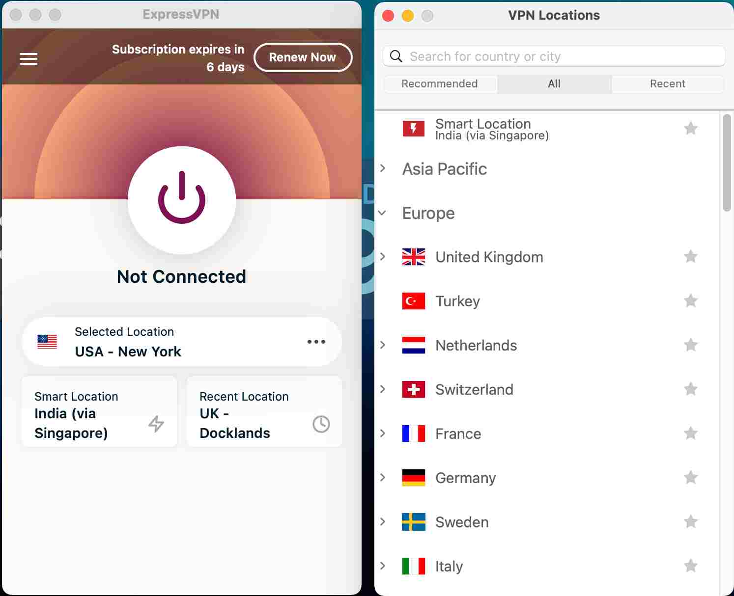 express vpn interface review