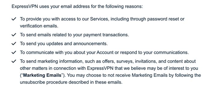 express vpn review no log policy